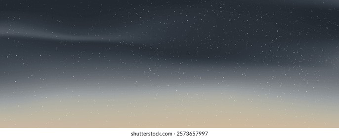 Night sky background with many stars, Nature night view, Stars in the sky. vector illustration