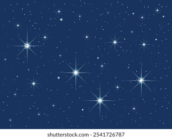 night sky background with stars