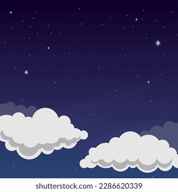 night sky cloud background cover 