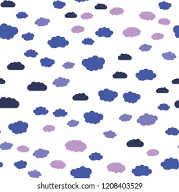Night sky and clouds. Seamless vector EPS 10. Flat geometric pattern texture. Multicolor abstract background for print and textile Night sky and clouds. Seamless vector EPS 10. Flat geometric pattern texture. Multicolor abstract background for print and textile