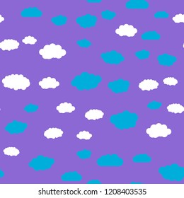 Night sky and clouds. Seamless vector EPS 10. Flat geometric pattern texture. Multicolor abstract background for print and textile Night sky and clouds. Seamless vector EPS 10. Flat geometric pattern texture. Multicolor abstract background for print and textile