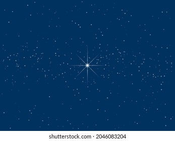 night sky full twinkling stars