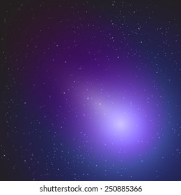 Night sky illustration