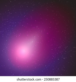 Night sky illustration