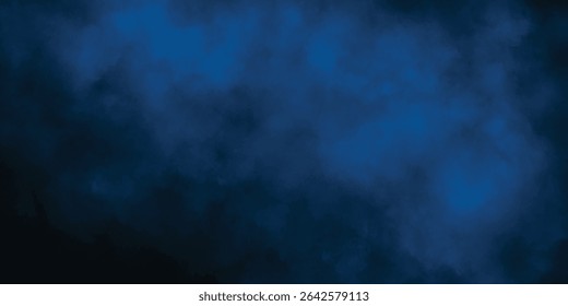 Night Sky Inspired Texture with Blue Fog and Dark Accents

