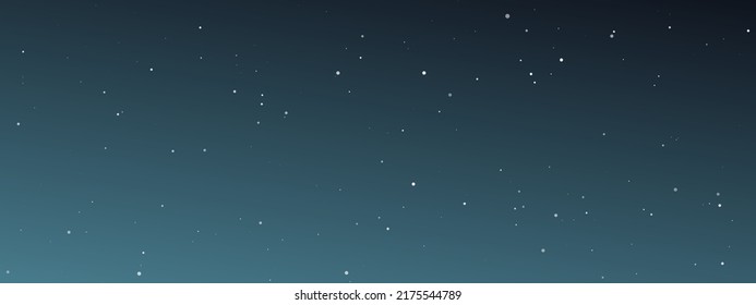 Night sky with many stars. Abstract nature background with stardust in deep universe. Vector illustration