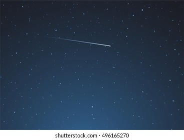 Night Sky With Shooting Star