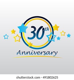 night sky and star themes 3th anniversary for kids, business, and various events,