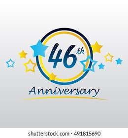 night sky and star themes 46th anniversary for business, and various events,