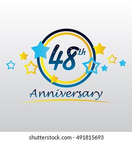 night sky and star themes 48th anniversary for business, and various events,