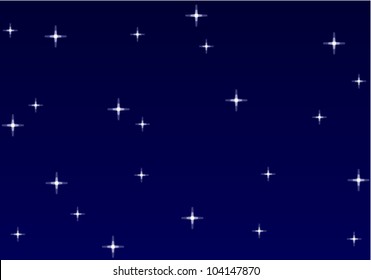 night sky with stars