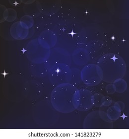 night sky with stars