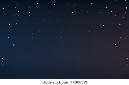 night sky with stars