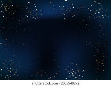 Night Sky and Stars Background. Vector Illustration EPS10