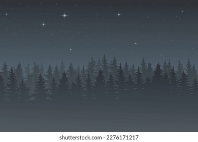 night sky with stars and moon. paper art style. Dreamy background with moon stars and clouds, abstract fantasy background. Half moon, stars and clouds on the dark night sky background.