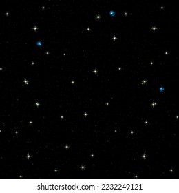 Night sky with stars. Night starry sky with stars and planets suitable as background