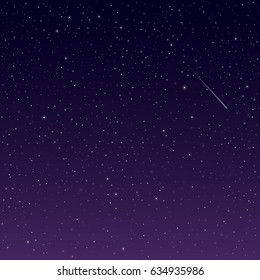 Night Sky With Stars - Universe Vector Texture