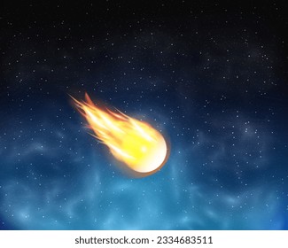 Night sky with stars. Vector illustration. Vector of starry night sky with sparkling star light magic divine sky. Illustration of starry sky with colorful stars, EPS 10