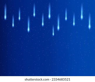 Night sky with stars. Vector illustration. Vector of starry night sky with sparkling star light magic divine sky. Illustration of starry sky with colorful stars, EPS 10