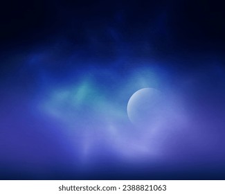 Night sky with stars. Vector illustration. Vector of starry night sky with sparkling star light magic divine sky. Illustration of starry sky with colorful stars, EPS 10 contains transparency.