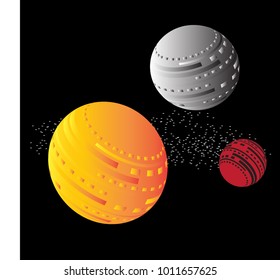 Night sky with stars,Vector.