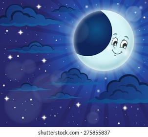 Night sky theme image 6 - eps10 vector illustration.