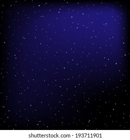 Night sky vector background texture