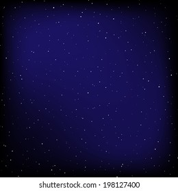 Night sky vector background texture