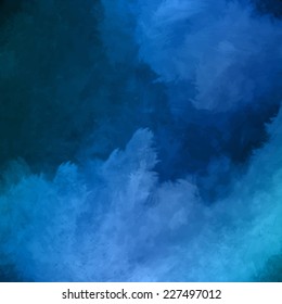 Night Sky Vector Digital Watercolor Painting Background