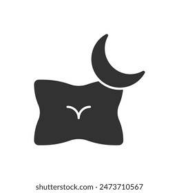 Night Sleep Icon - Pillow Icon