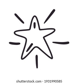 night and space star icon