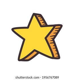 icono de la estrella de la noche y del espacio