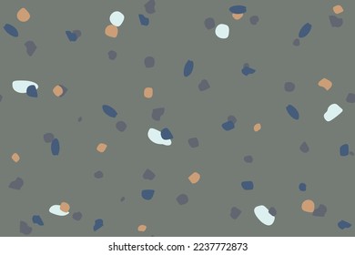 Night Spot Splatter. Halftone Eps Texture. Small Color Dot. Vector Dot. Seamless Holiday Blob. Abstract Random Dot. Blue Modern Spray. Pastel Baby Bubble. Party Background. Confetti Polka Pattern.