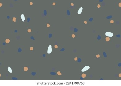 Night Spot Splatter. Retro Background. Small Cute Splash. Snow Flying Color. Abstract Ink Sparkle. Vector Dot. Background Color Pattern. Seamless Holiday Ball. Abstract Random Fun. Pastel Polka Dot.