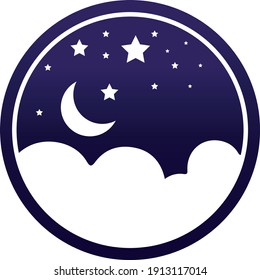 Night Star logo best choice for sleep elements or stars elements.