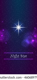 Night Star on the sky.