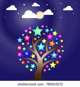 Night Star Tree