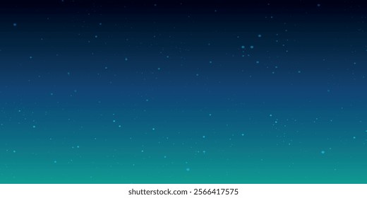  Night starry sky background. Vector on blue background