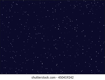 Night starry sky. Seamless background. Illustration in vector format