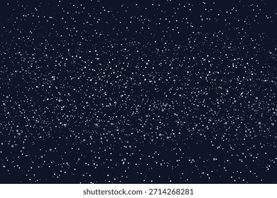 Espaço céu estrelado noturno fundo azul escuro estrelas brancas espalhadas constelação padrão universo cosmos abstract wallpaper para astronomia ciência cartaz design