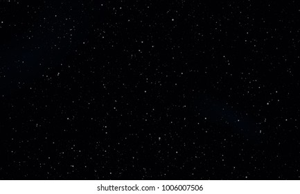 Night starry sky with stars and planets suitable as background - Vector