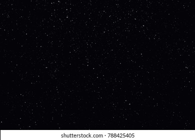 Night Starry Sky With Stars And Planets Suitable As Background - Vector