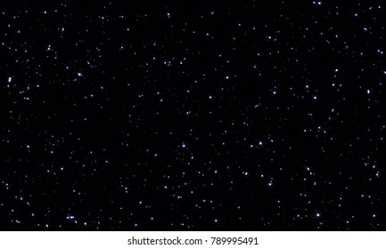 Night starry sky with stars and planets suitable as background - Vector
