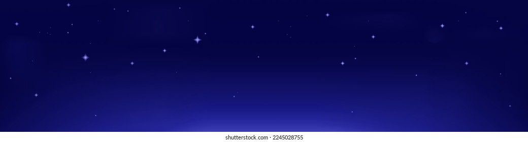 Night starry sky. Night sky vector background.