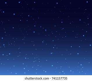 夜星の空の背景イラスト 銀河夜星空の壁紙 のベクター画像素材 ロイヤリティフリー