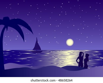 Night swimming