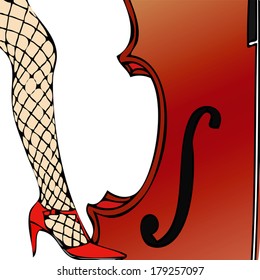A Night of Tango - symbolic representation of a night full of notes of tango