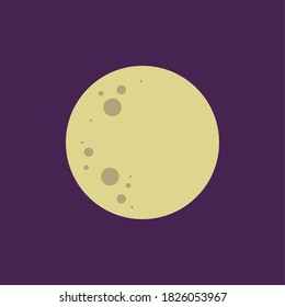 Night of terror. Hallowwen celebration icon - Vector