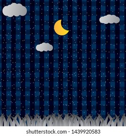 Night time sky background. Good night