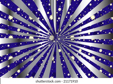 Night  time star burst